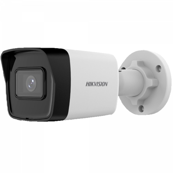 Hikvision - Cámara Bullet IP gama Value - Resolución 2 Megapíxel (1920x1080) - Lente 2.8 mm | Micrófono integrado - EXIR IR alcance 30 m | PoE (IEEE802.3af) - Detección de movimiento 2.0