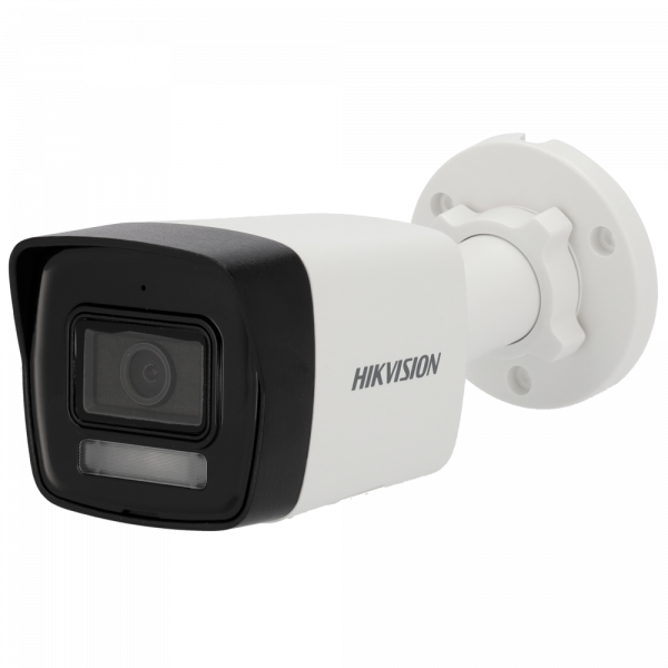 Hikvision - Cámara Bullet IP gama Value - Resolución 8 Megapíxel (3840X2160) - Lente 2.8 mm  - Luz hibrida alcance 30 m | Micrófono integrado - Detección de movimiento 2.0 | PoE (IEEE802.3af)