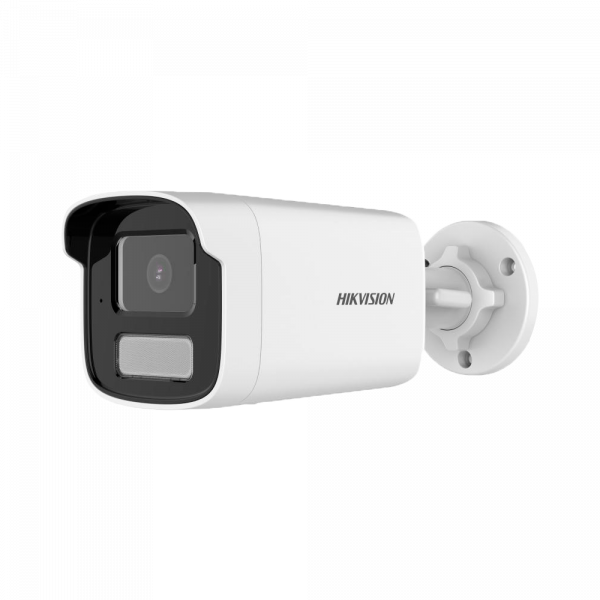 Hikvision - Cámara Bullet IP gama Value - Resolución 6 Megapíxel (3200x1800) - Lente 6 mm | Micrófono integrado - Luz híbrida alcance 50 m | PoE (IEEE802.3af) - Detección de movimiento 2.0