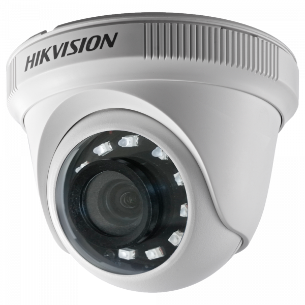 Hikvision - Cámara Domo 4en1 Gama Value - Resolución 1080p (1920x1080) - Lente 3.6 mm - IR Alcance 25 m - Impermeable IP67