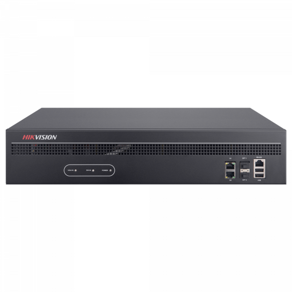 Decodificador Hikvision - 96 canales - Resolución máxima 24 Mpx - 12 salidas HDMI 4K | 6 salidas BNC - Alarmas | Audio - Compatible con ONVIF