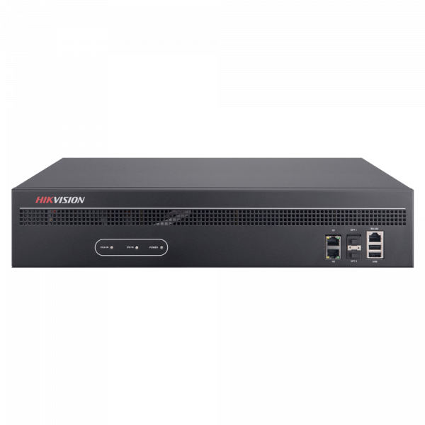 Decodificador Hikvision - 128 canales - Resolución máxima 24 Mpx - 16 salidas HDMI 4K | 8 salidas BNC - Alarmas | Audio - Compatible con ONVIF