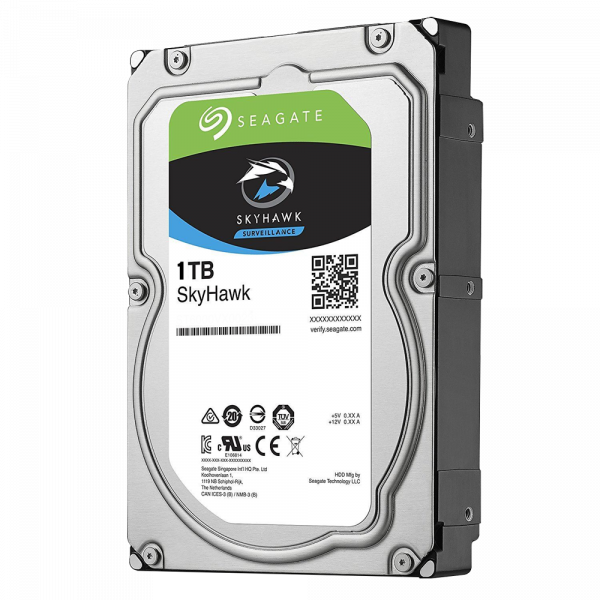 Disco duro Seagate Skyhawk - Capacidad 1 TB - Interfaz SATA 6 Gb/s - Modelo ST1000VX001 - Especial para Videograbadores - Suelto o instalado en DVR