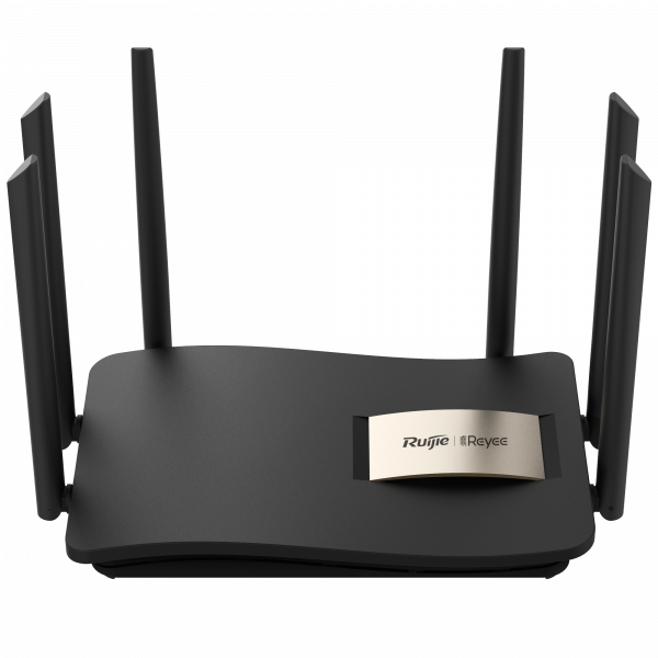 Reyee Router Gigabit Mesh Wi-Fi 5 AC1300 - 4 Puertos RJ45 10/100/1000 Mbps - 802.11ac 2x2 y doble banda 2.4 y 5 GHz - Gestión Remota a través de Cloud - Control Parental , Red de Invitados, Roaming - Pequeña oficina / Oficina en casa