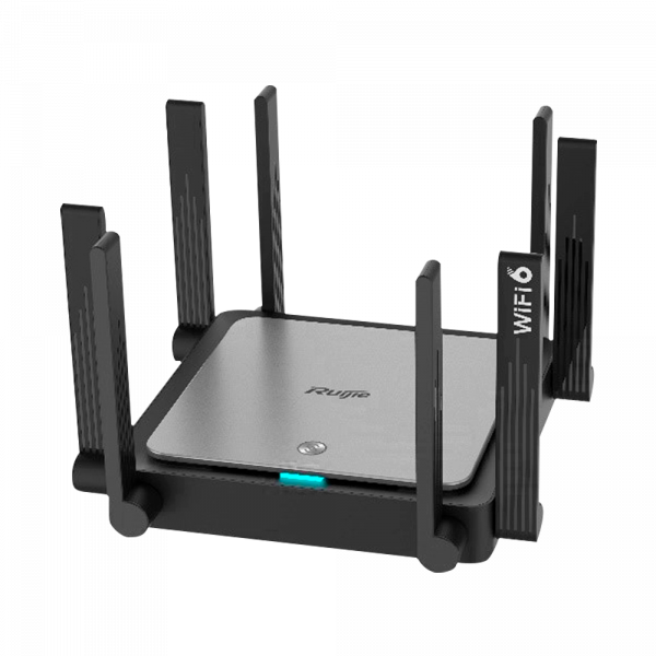 Reyee - Router Gigabit Mesh WiFi 6 AX3200 - 5 Puertos RJ45 10/100/1000 Mbps - 802.11ax 4x4 y doble banda 2,4 y 5 GHz - Pequeña oficina / Oficina en casa