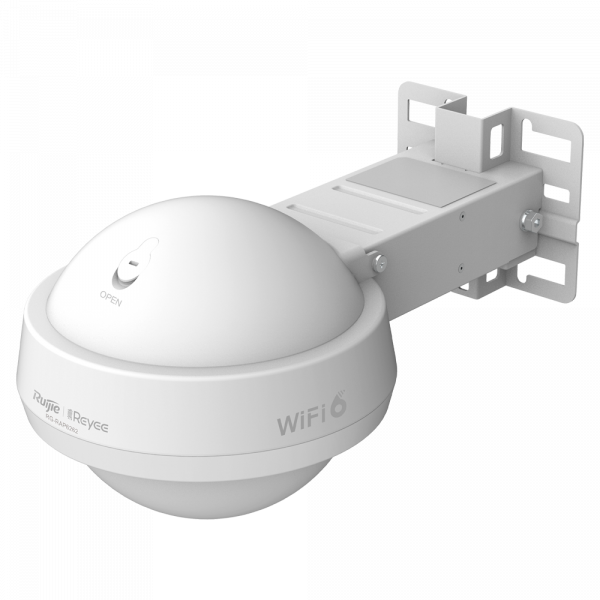 Reyee - AP Omnidireccional Exteriores IP68 Wi-Fi 6 - Frecuencia 2.4 y 5 GHz - Soporta 802.11a/b/g/n/ac/ax - Velocidad transmisión hasta 3000 Mbps / 160MHz - Antenas MU-MIMO 2x2:2 en 2.4GHz, 2x2:2 en 5GHz