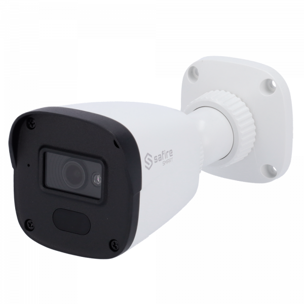 Safire Smart - Cámara Bullet IP gama B1 - Resolución 2 Megapíxel (1920x1080) - Lente 2.8 mm | Micrófono integrado - IR alcance 20 m | PoE (IEEE802.3af) - Impermeabilidad IP67