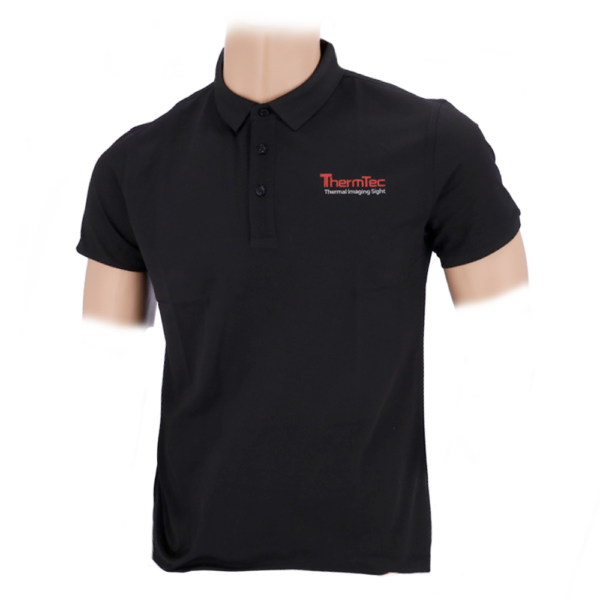 ThermTec - Polo talla 2XL - Color negro