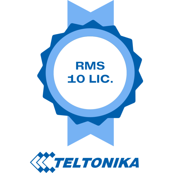 Licencias Plataforma Teltonika RMS - Pack de 10 Licencias (Créditos) - Monitorización remota Router Teltonika - Configuración remota Router Teltonika - Gestión Telnet / SFTP / SSH / HTTP / HTTPS - 1 Licencia permite gestión de 1 router por 1 mes