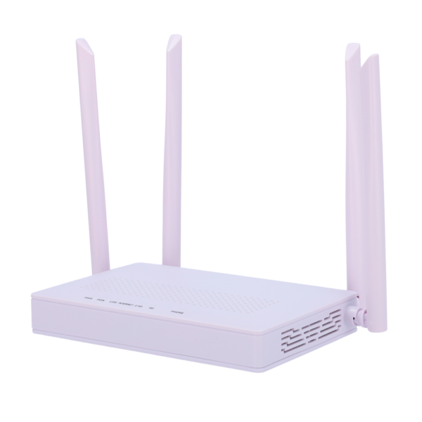 Marca Blanca Router ONT Wi-Fi 5 AC1300 - 4 Puertos LAN RJ45 10/100Mbps - 1 Puerto LAN/WAN RJ45 10/100/1000Mbps - 802.11ac 2x2 doble banda 2.4 y 5GHz  - Control Parental, Red de Invitados, EasyMesh - Diseñado para crea una red Mesh completa