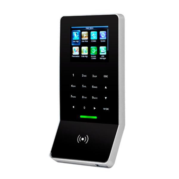 Control de acceso - Tarjeta EM y PIN - 5.000 tarjetas | 30.000 registros - 2.4" TFT | TCP/IP, WiFi, USB, RS485 y Wiegand - Soft. Accesos: ZKBioAccess | ZKBioCV