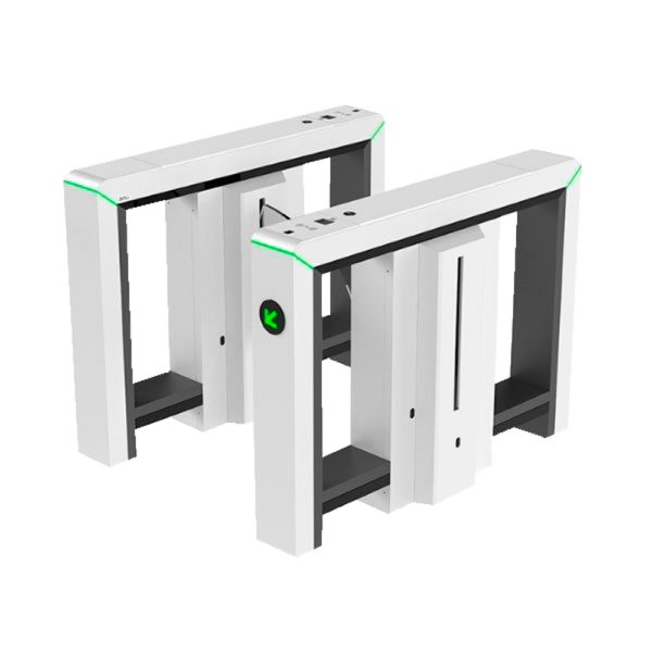 Torno de acceso bidireccional - Pasillo con barrera acrílica retráctil - Tiempos, alarmas y modos de apertura - Ancho de paso 600 mm | 10.000.000 ciclos - Fabricado en acero SPCC - Compatible con sistemas de terceros