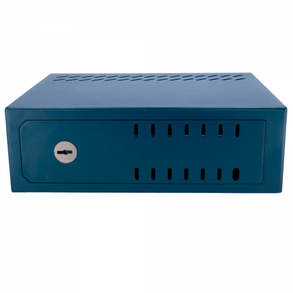 Caja fuerte para DVR - Específico para CCTV - Para DVR de 1U rack - Cerradura mecánica - Con ventilación y pasacables - Calidad y resistencia - Imagen 2