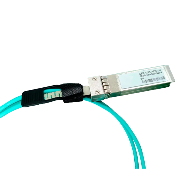 Cable de conexión directa SFP+ - Velocidad 10Gbps - Modulos SFP+ en ambos extremos - Ideal para Stacking entre Switches - 1 Metro de Longitud - Cable Óptico - Imagen 2