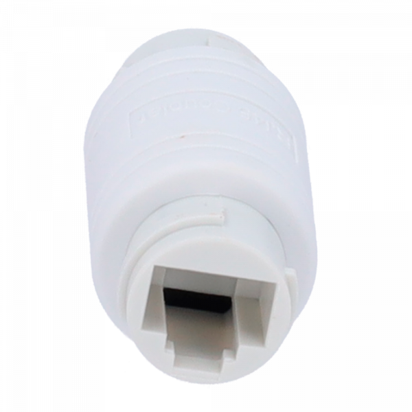 Conector  - Conector entrada RJ45  - Conector salida RJ45 - Compatible UTP  - IP68 - Color blanco - Imagen 2