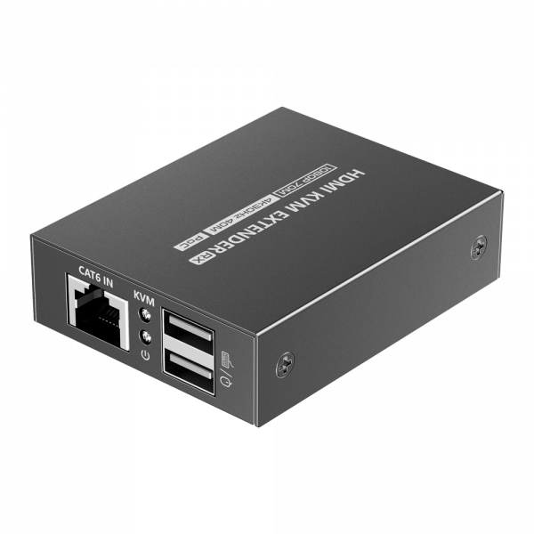 Extensor HDMI con KVM - Emisor y receptor - Alcance 70 m - Sobre cable UTP Cat 7 - Hasta 4K@30Hz - Alimentación DC 5 V - Imagen 2