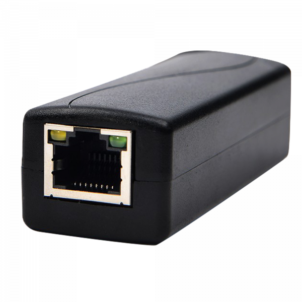 PoE Splitter
 - Para cámaras IP no PoE
 - Entrada RJ45 (PoE) / Salida RJ45 y jack - Velocidad 10/100/1000Mbps - Potencia máx 30 W / DC 12 V / 2A - PoE IEEE802.3af / PoE IEEE802.3at - Imagen 4