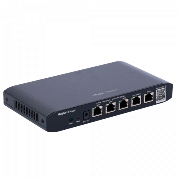 Reyee Router Controlador Cloud - 5 Puertos RJ45 10/100 /1000 Mbps - Admite hasta 2 WAN para failover o balanceo - Hasta 600Mbps de ancho de banda - Servidor VPN IPSec, L2TP, PPTP, OpenVPN - Control Inteligente del ancho de banda - Imagen 4