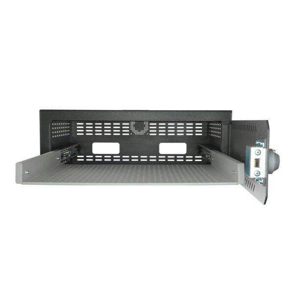 Caja fuerte para DVR - Específico para CCTV - Para DVR de 1,5/2U rack - Cerradura electrónica - Con ventilación y pasacables - Calidad y resistencia - Imagen 4