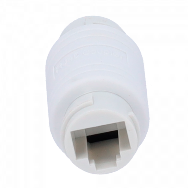 Conector  - Conector entrada RJ45  - Conector salida RJ45 - Compatible UTP  - IP68 - Color blanco - Imagen 4