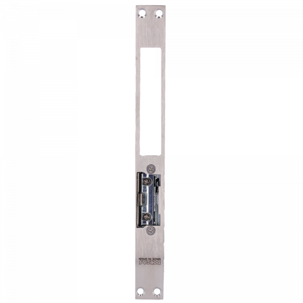 Abrepuertas eléctrico Dorcas - Para puerta sencilla | Pestillo radial regulable - Modo apertura Fail Secure (NO) - Fuerza de retención 330 kg | Frontal sin corte - Alimentación AC/DC 10-24V - Montaje encastrado | Paso libre - Imagen 4