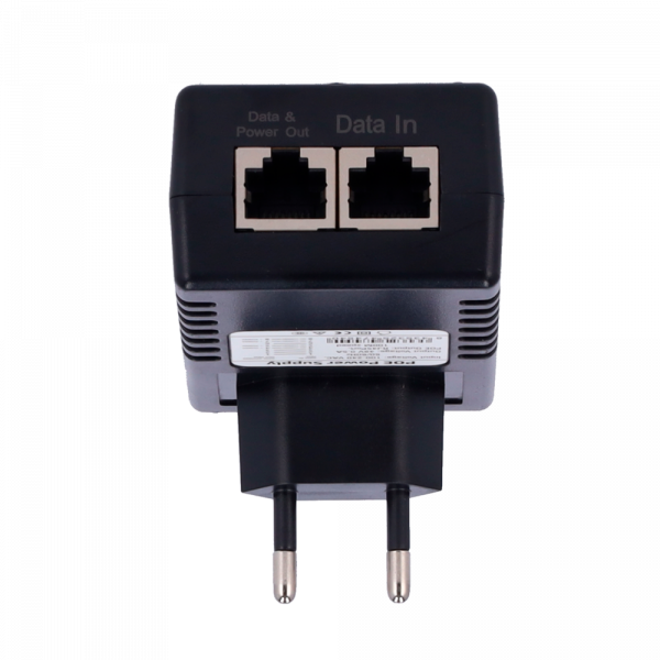 Inyector PoE de pared - Entrada/Salida RJ45 10/100 Mbps - Potencia 15 W - Distancia máxima 100 m - Velocidad 100M - Estabilizado y protegido - Imagen 4