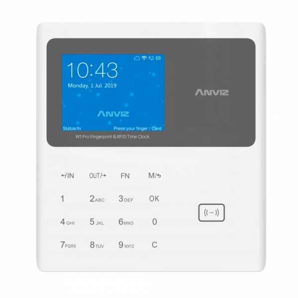 Terminal de control de presencia Anviz - Tarjeta EM y PIN  - 10.000 usuarios | 100.000 registros - TCP/IP y USB - 8 modos de control de presencia - Software CrossChex - Imagen 8