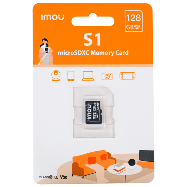 Imou Tarjeta de memoria Micro SD Clase 10 128GB - Imagen 2