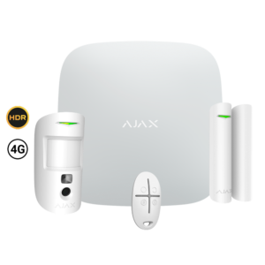 Kit alarma Ajax AJ-STARTERKIT-CAM-HDR-4G-W