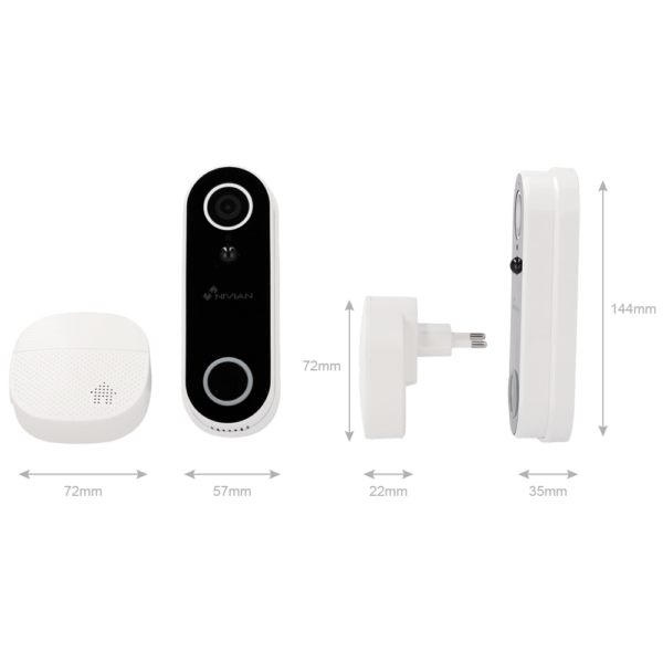 Nivian Timbre Inteligente NVS-IPC-DB1 - Imagen 4