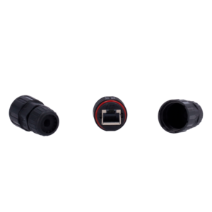 CON-RJ45-GLAND-W-BLACK