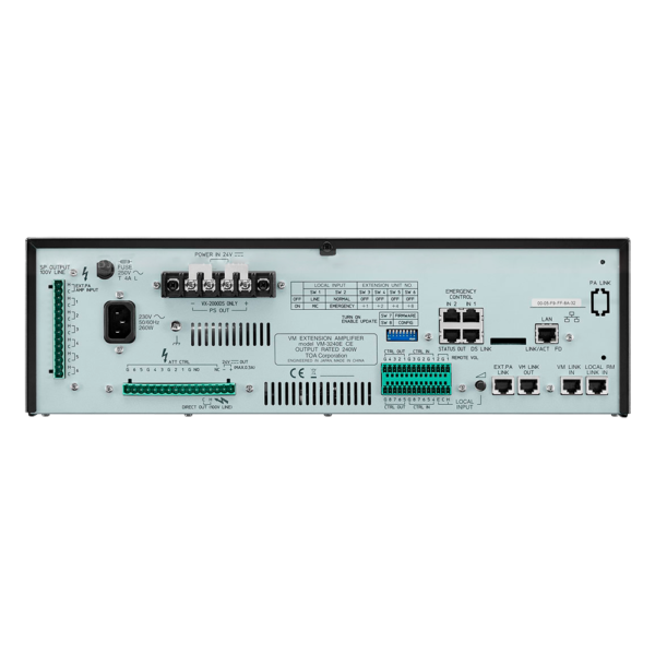 Alarma por voz EN54 : TOA-VM-3360E - Imagen 2