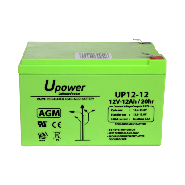 Batería recargable Upower | BATT-1212-U - Imagen 3