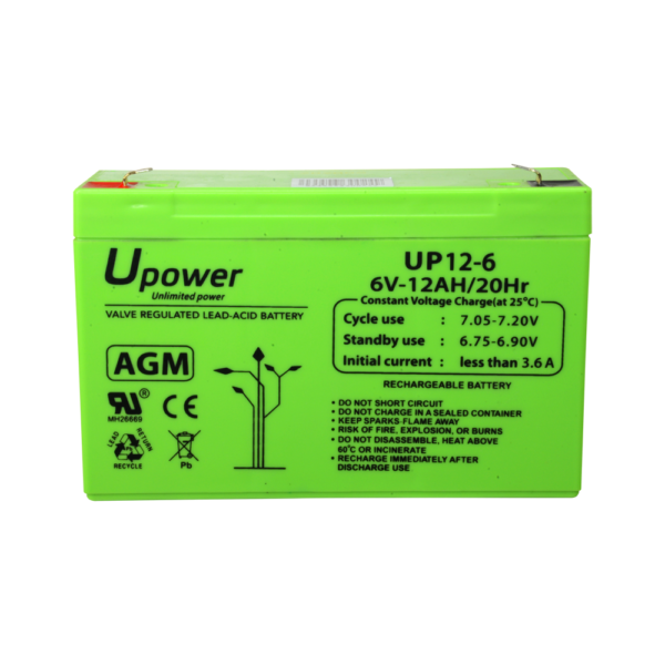 Batería recargable Upower | BATT-6012-U - Imagen 4