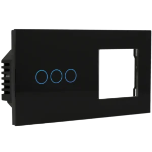 [A-LST157-KIT-3L-1G-B] Kit con panel doble e interruptor