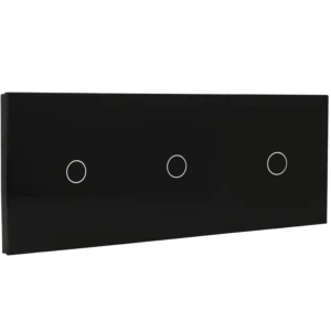 [A-LST228-1L-1L-1L-B] Panel de interruptor triple con 3 botones