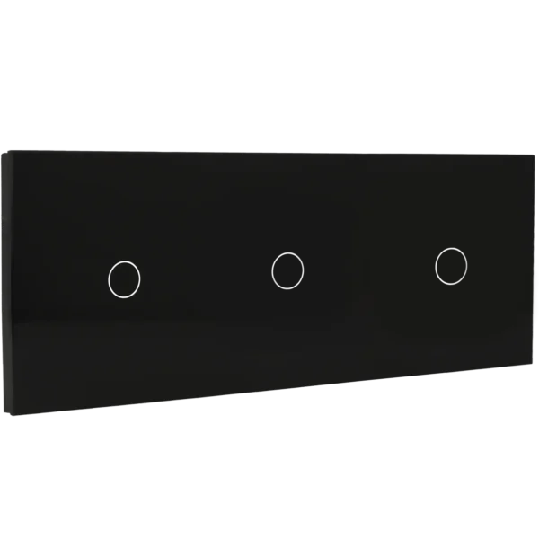 [A-LST228-1L-1L-1L-B] Panel de interruptor triple con 3 botones