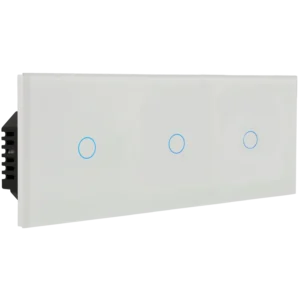 [A-LST228-KIT-1L-1L-1L-W] Kit con panel triple e interruptor