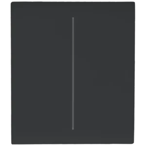 [CENTERBUTTON-2G-GRA] Panel de interruptor central doble