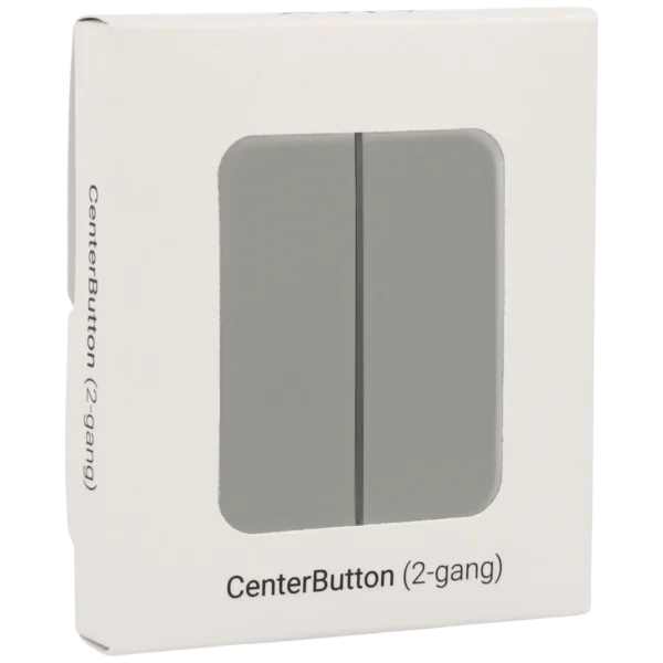 [CENTERBUTTON-2G-OLI] Panel de interruptor central doble