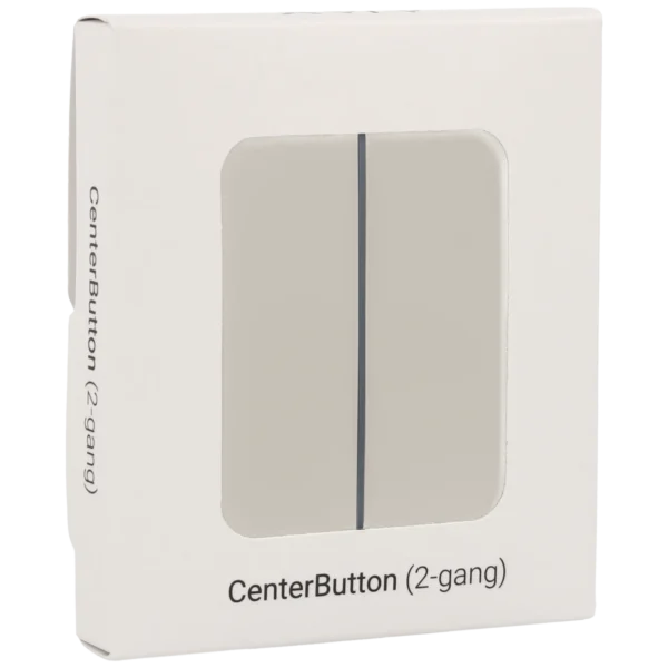 [CENTERBUTTON-2G-OYS] Panel de interruptor central doble