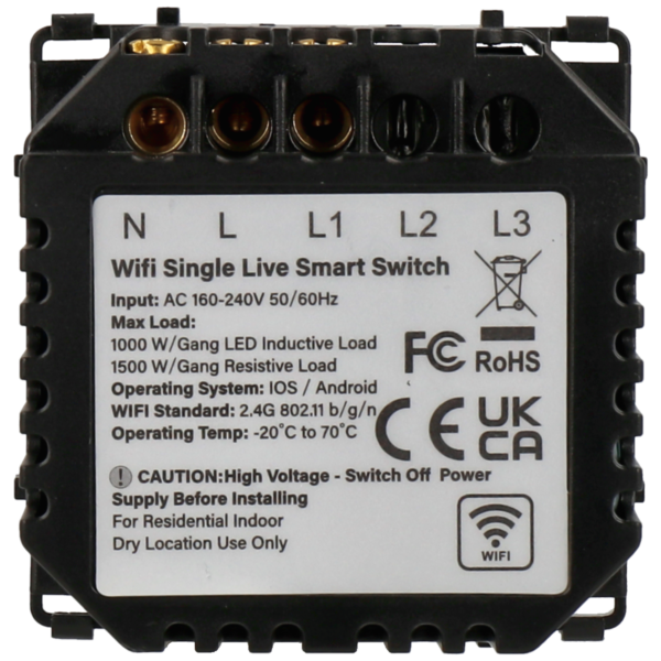 [VK-TS86-1L] Interruptor wi-fi con 1 botón
