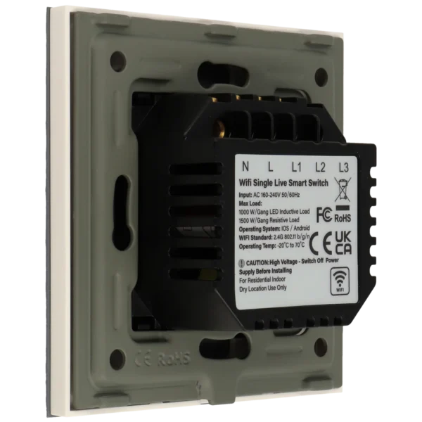 [A-LST86-KIT-2L-W] Kit con panel e interruptor