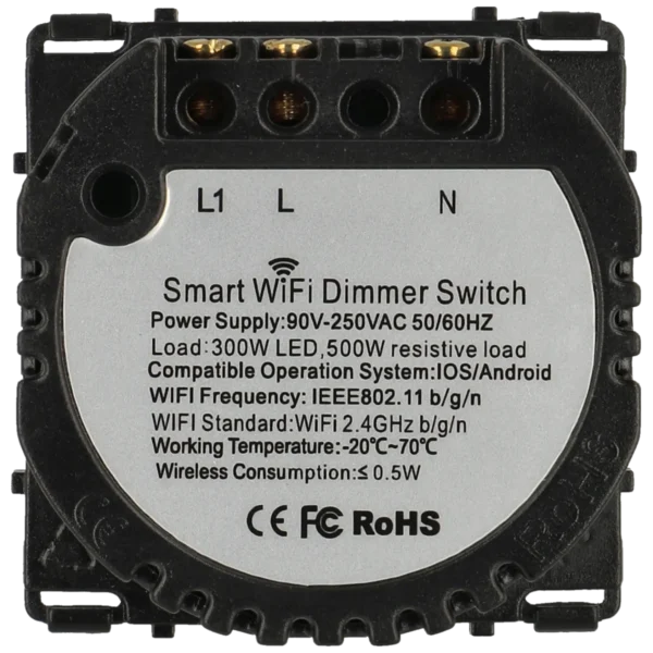 [A-NDS86-1L] Dimmer wi-fi regulable para luz
