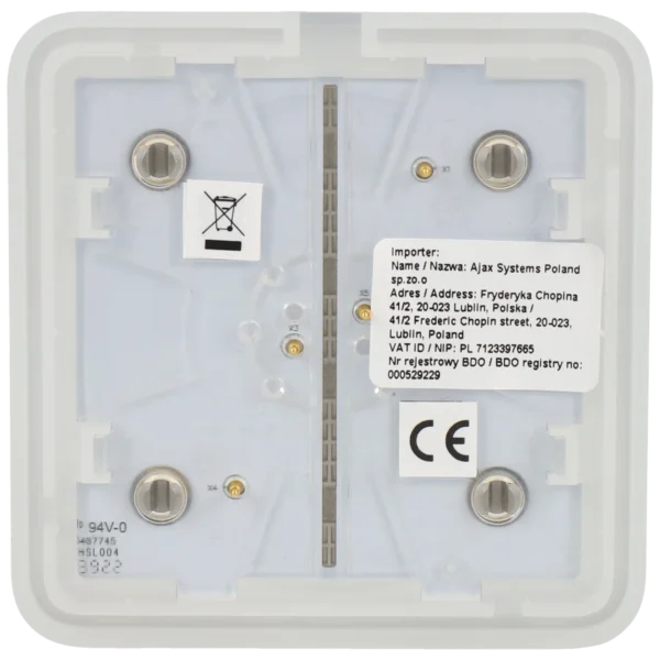 [SOLOBUTTON-1G2W-OYS] Panel de interruptor conmutable