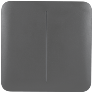 [SOLOBUTTON-2G-GRE] Panel de interruptor doble