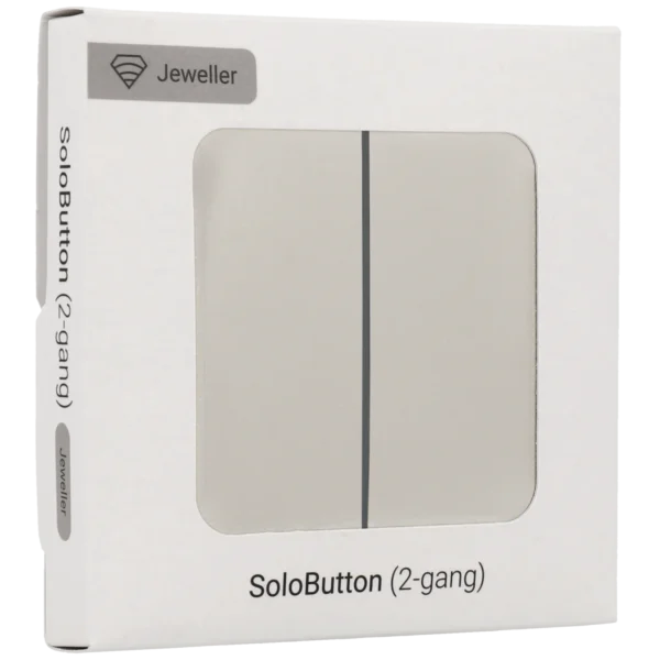 [SOLOBUTTON-2G-OYS] Panel de interruptor doble