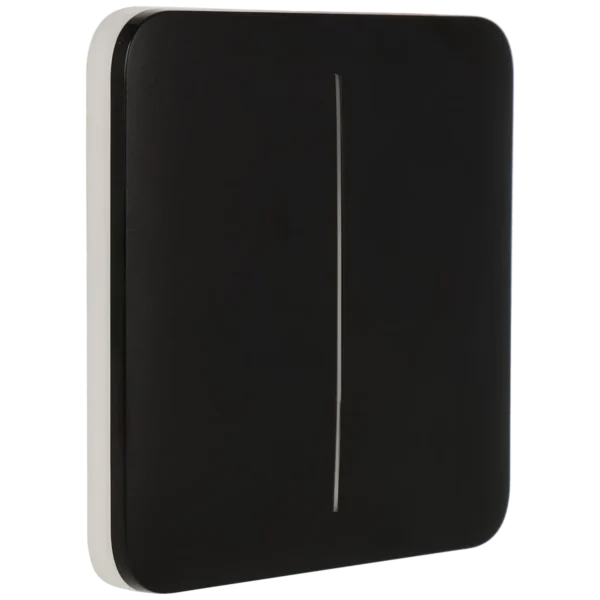 [SOLOBUTTON-2G-B] Panel de interruptor doble