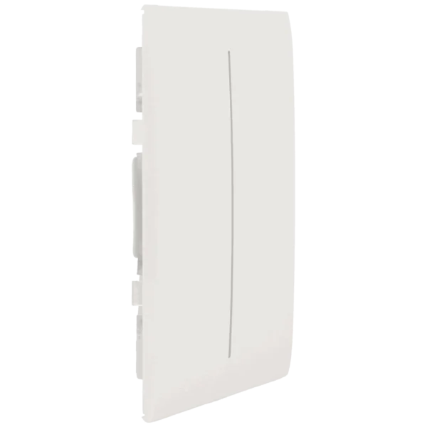 [CENTERBUTTON-2G-W] Panel de interruptor central doble