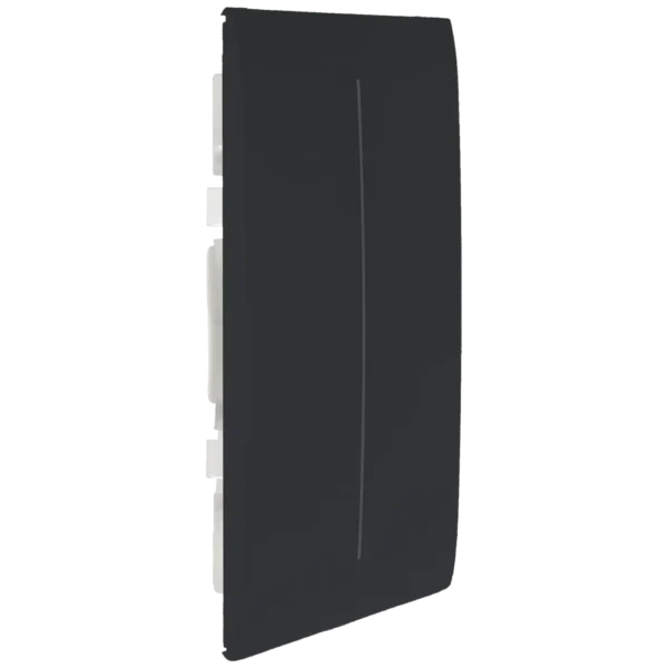 [CENTERBUTTON-2G-GRA] Panel de interruptor central doble